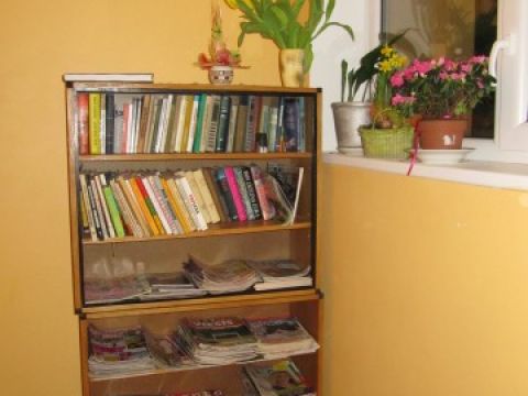 Augšlīgatnē atklāj Mājas bibliotēku, Foto no Aijas Freimanes arhīva
