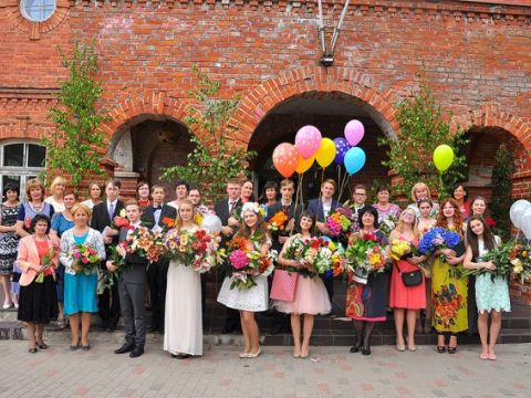 Līgatnes novada vidusskolas 9.klases izlaidums. Foto Ramona Mironova.