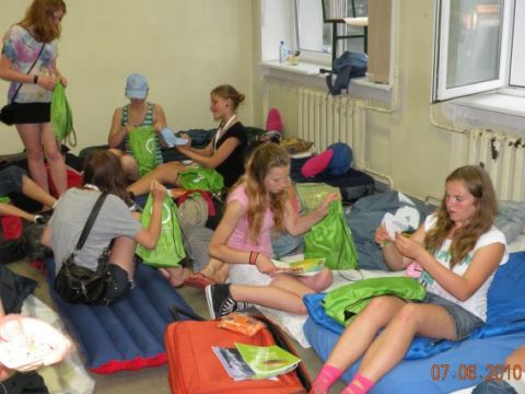 Līgatnes novada vidusskolas dejotāji un pedagogi X Latvijas skolu jaunatnes dziesmu un  deju svētkos Rīgā no 7. līdz 11. jūlijam, deju kolektīvu vadītāja Daiga Meistere, foto Dace Zariņa un Liene Pīlēģe