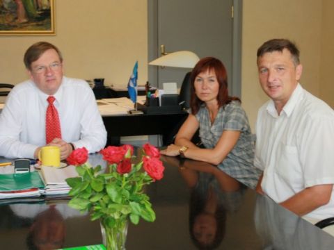 Līgatne un Jūrmala vienojas par sadarbību tūrisma jomā, 28.07.2010., foto Anita Jaunzeme