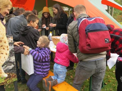 Eiropas sadarbības diena Līgatnes dabas takās 2016. gada 24. septembrī. Foto: Anda Andrušaite