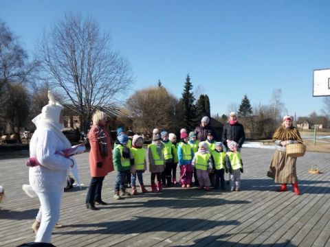 Lieldienas Augšlīgatnes bērnudārzā 2018. gada 29. martā. Tamāras Thelidzes foto.