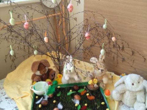 Lieldienas Augšlīgatnes bērnudārzā &quot;Zvaniņi&quot;. Silvijas Rijnieces foto