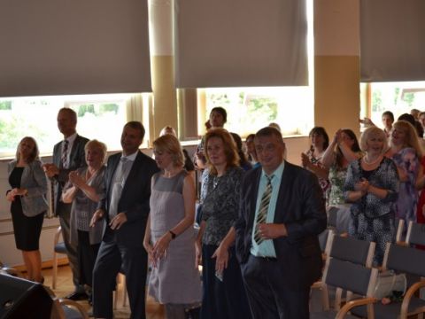 Pedagogu konference Raunas kultūras namā 2016. gada 23. augustā