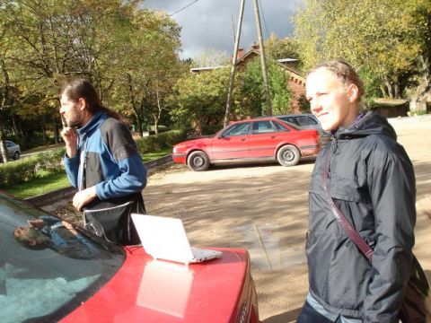 Otrais Openstreet karšu zīmēšanas pasākums Līgatnē, 24.09.2011., foto Aija Ziediņa