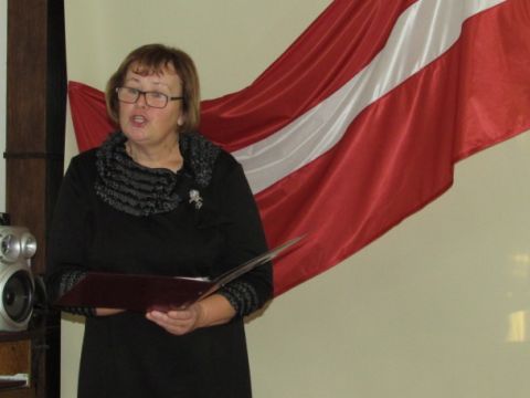 Latvijas dzimšanas dienas svinības Līgatnes bērnudārzā Līgatnē 2017. gada 16. novembrī. Sindijas Vaļickas foto