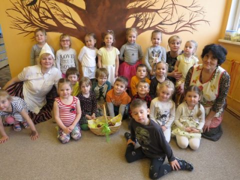 Lieldienas Augšlīgatnes bērnudārzā 2017. gada 13. aprīlī. Silvijas Rijnieces foto