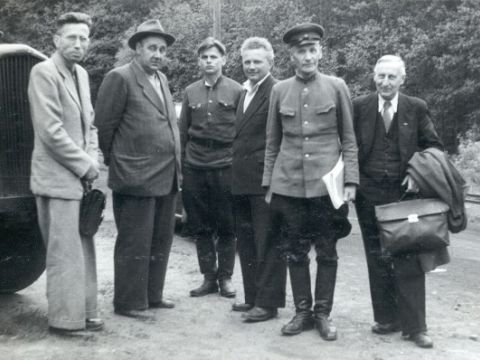 Līgatnes foto ap 1950.gadu no Latviešu folkloras krātuves arhīva, paldies Aldim Pūtelim