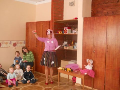 Starptautiskā dzimtās valodas diena Līgatnes bērnudārzā, 21.02.2012., foto Silvija Rijniece