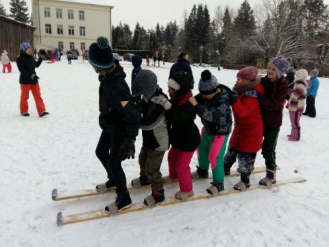 Ziemas soprta diena Līgatnes novada vidusskolā. LNV skolotāju foto.