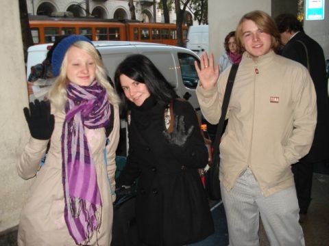 Anna, Jānis, Māra Itālijā, 3.turpinājums, foto no Itālijas