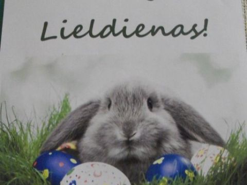 Līgatnes bērnudārzs Gaujas ielā 7 Lieldienu noskaņās. Foto: Veronika Akmene