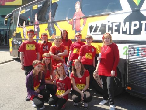 ZZ čempionāta pusfināls arēnā &quot;Rīga&quot;, 7.b klase. Foto Ritma Timermane