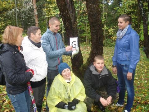0rientēšanās Līgatnes novada vidusskolā 11.10.2012. Foto Aija Ziediņa