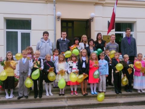 01.09.2014. Līgatnes novada vidusskolā, foto Anita Jaunzeme
