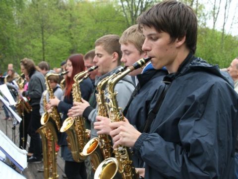 Piektie pūtēju orķestru svētki Līgatnē, 1.daļa, 14.05.2011., foto Anita Jaunzeme