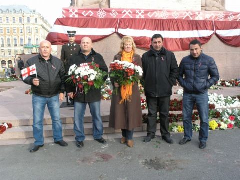 Ieskats  Akhmetas delegācijas (Gruzija) vizītē Līgatnē, Latvijā 2013.gada novembrī. Foto - Gunars Šķēle, Gaidis Zavickis