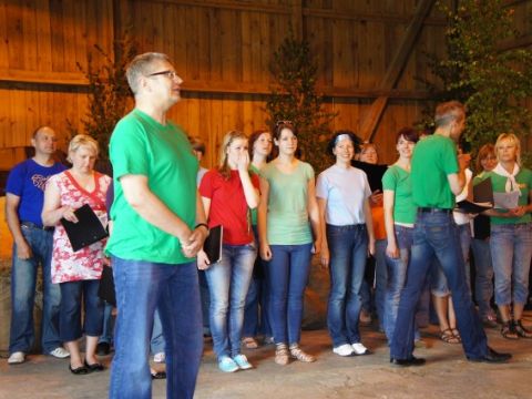 &quot;Kaimiņu būšana&quot; Līgatnes novada Ratniekos, 30.05.2011., foto Jānis Šteins