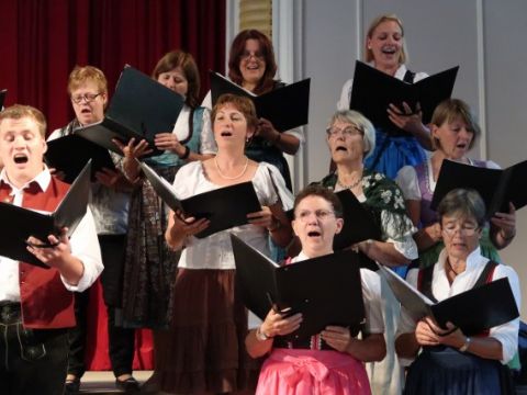 Bavārijas kora &quot;Vocalis&quot; un jauktā kora &quot;Līgatne&quot; sadraudzības koncerts 2019. gada 18. jūnijā. Dainas Klints foto