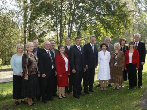 Valsts prezidents Valdis Zatlers un Lilita Zatleres kundze Līgatnē, 14.09.2010., foto Valsts prezidenta kancelejas fotogrāfs Toms Kalniņš