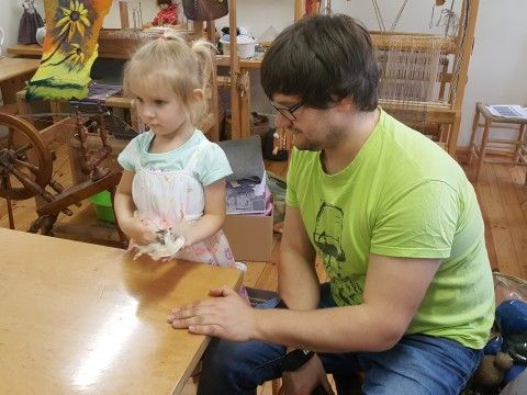 Ģimeņu rīts &quot;Zaļā pasaka&quot; Līgatnes Dienas un interešu centrā 2017. gada 18. martā. Foto: Dace Bērziņa un Daina Klints
