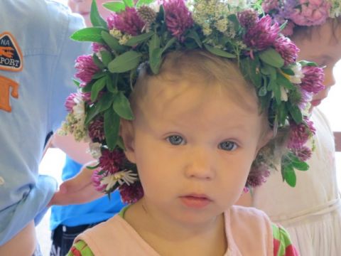 Jāņi Līgatnes bērnudārzā &quot;Zvaniņos&quot;. Foto: Silvija Rijniece