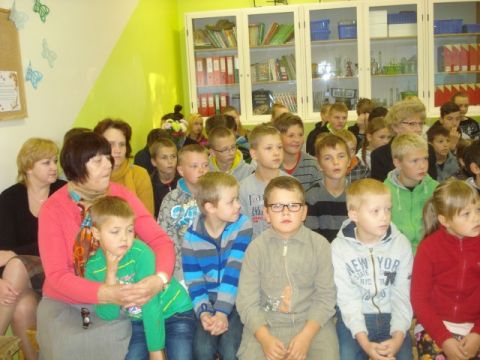 Dzejas dienas LNV Pamatskolas ēkā, 2014.gada septembris, foto Līga Zicmane