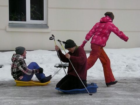 Sporta diena Līgatnes novada vidusskolā, 01.03.2012., foto Liene Pīlēģe