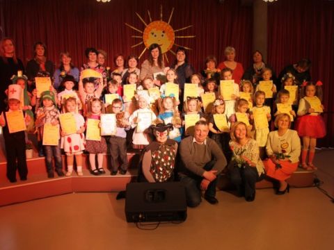 Starpnovadu izteiksmīgās runas konkurss pirmsskolas izglītības audzēkņiem &quot;Pūcīte&quot; 2017. gada 6. aprīlī. Foto: Natālija Juškova
