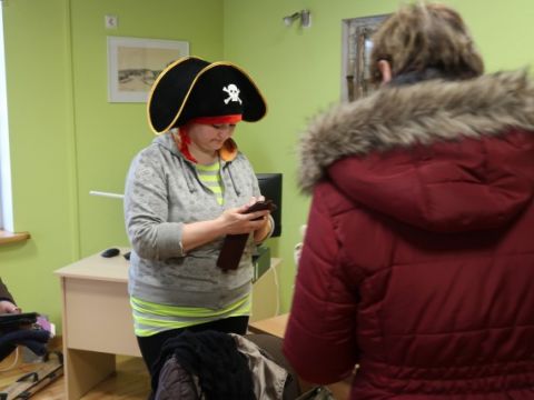 Karnevāla jampadracis Līgatnē 2019. gada 23. februārī. Dainas Klints foto
