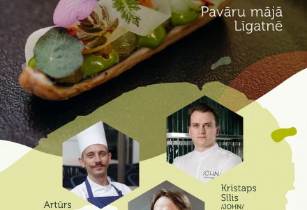 Jauno pavāru kustības vakariņas Pavāru mājā 26.maijā