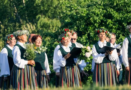 FOTOGALERIJA: Vasaras Saulgrieži Zanderu pļavā