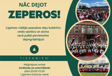 Zeperi turpina uzņemt pulkā dejogribētājus!