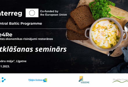 Līgatnē notiks seminārs par aprites ekonomikas risinājumiem restorānos