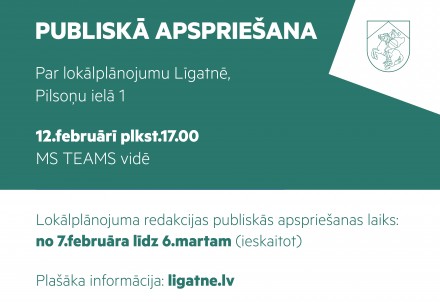 Publiskā apspriešana par lokālplānojumu Līgatnē, Pilsoņu ielā 1