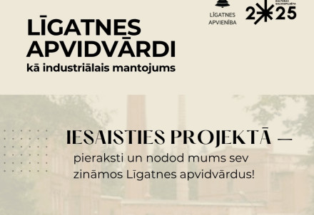 Iesaisties projektā  – pastāsti par sev zināmiem Līgatnes apvidvārdiem!