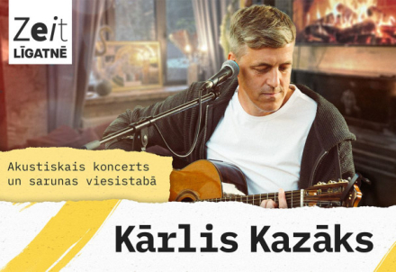 Kārlis Kazāks - akustiskais koncerts un sarunas viesistabā