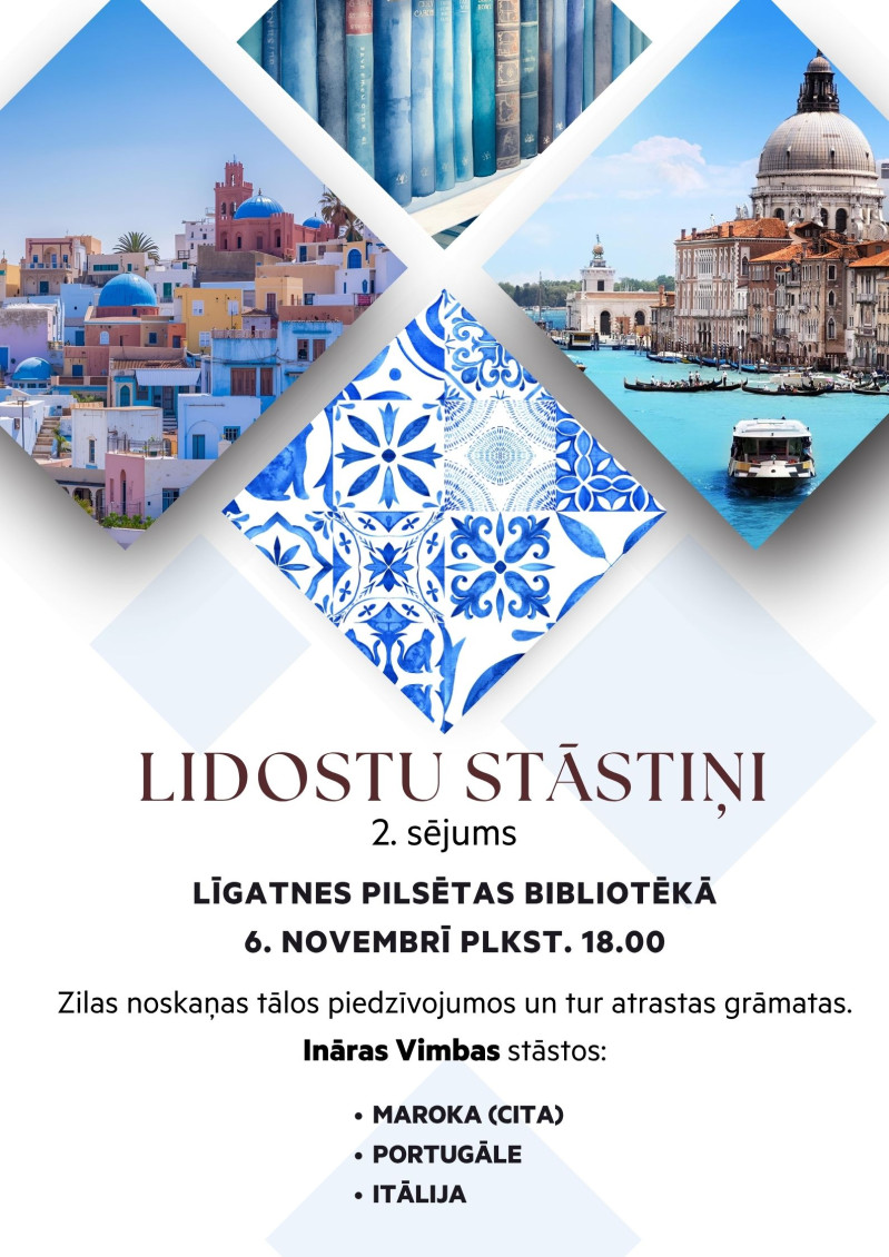 Ceļojumu stāstu vakars ar Ināru Vimbu