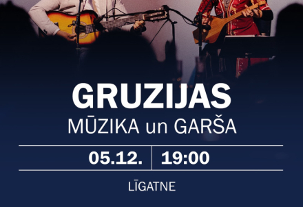 Gruzijas mūzikas un garšu vakars