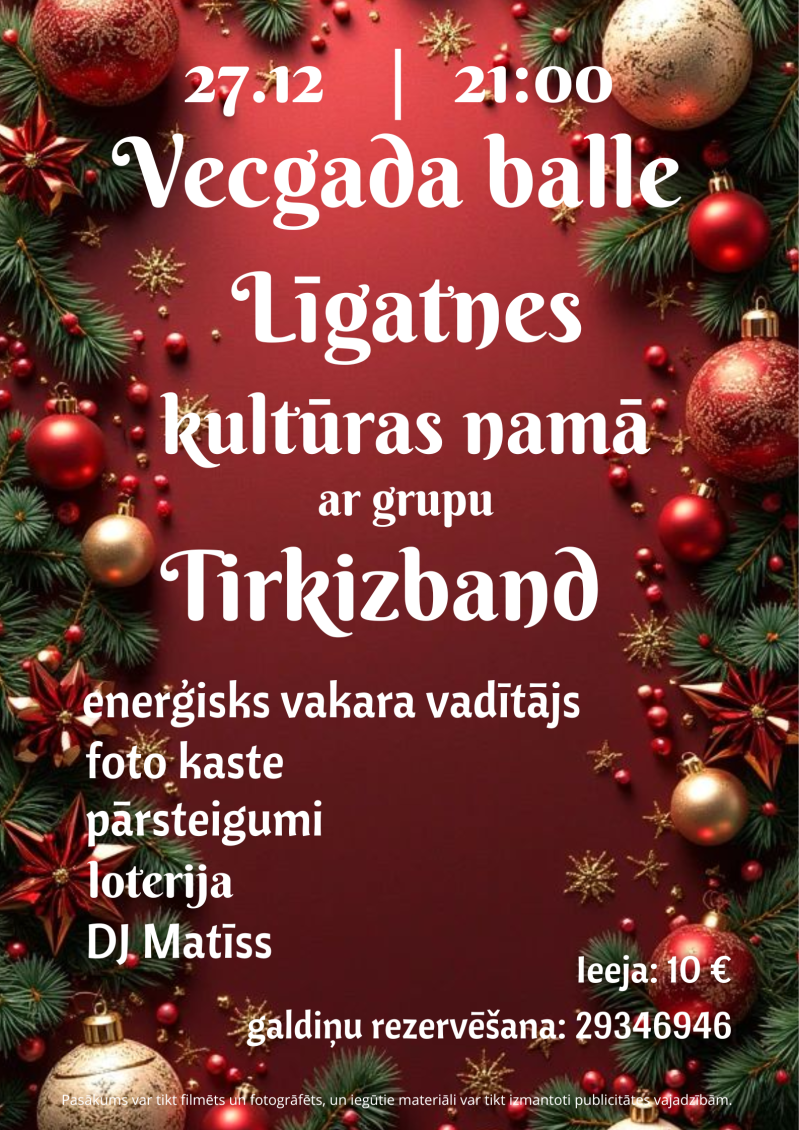 Vecgada balle Līgatnes Kultūras namā