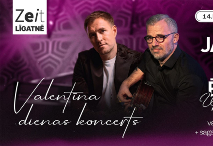 Jāņa Stībeļa un Ērika Upenieka Valentīna dienas koncerts