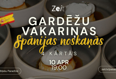Gardēžu vakariņas Spānijas noskaņās