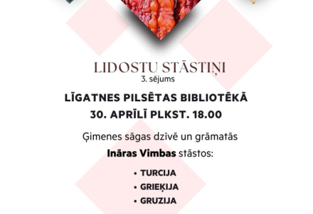 Lidostu stāstiņi. Ceļojumu stāstu vakars ar Ināru Vimbu