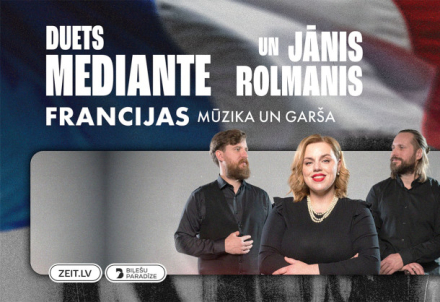 Francijas mūzikas un garšas vakars kopā ar duetu MEDIANTE un JĀNI ROLMANI