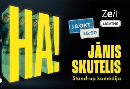 Jāņa Skuteļa stand-up komēdijas izrāde "HA!"