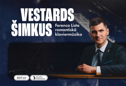 Vestarda Šimkus solokoncerts "Ferenca Lista romantiskā klaviermūzika"